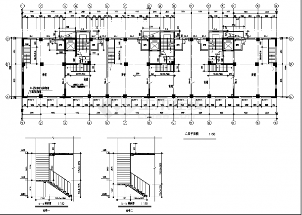 哈尔滨高层住宅楼全套建筑设计施工cad图纸-图一
