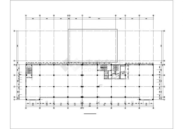 二星级宾馆建筑设计CAD施工图-图一