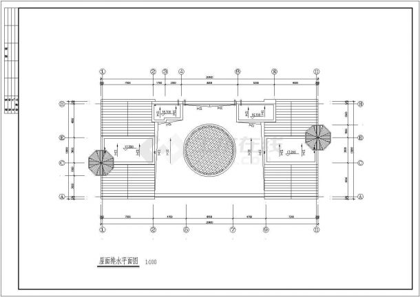某世财滨江文园联体别墅CAD详细设计施工图-图一