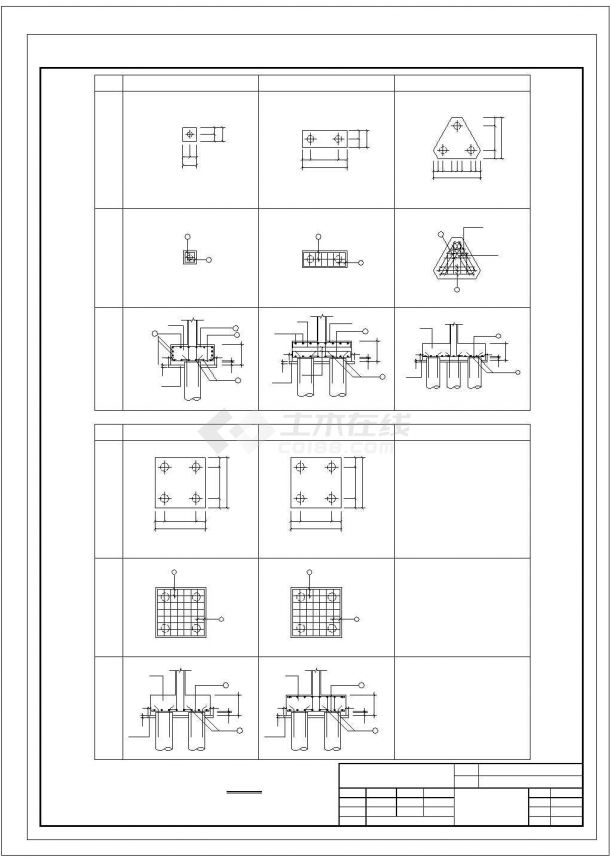 惠东某六层框架学校中学部教学楼和宿舍建筑CAD施工图-图一