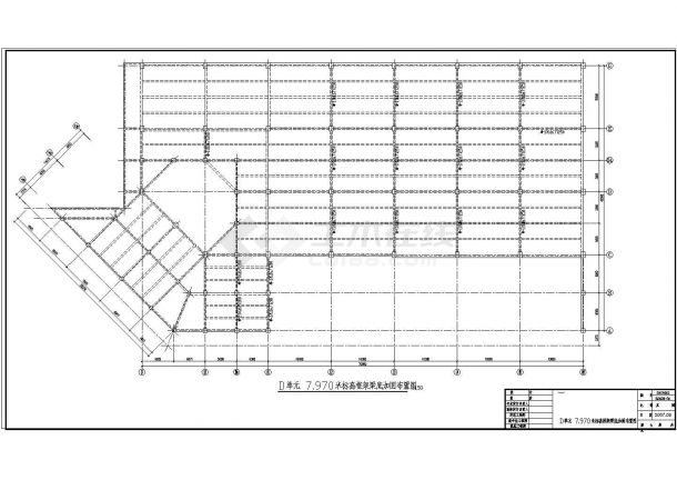 某火车站站房加固改造结构CAD建筑设计施工图-图一