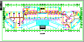 某公安部门办公楼VRV空调方案设计cad施工图纸-图一