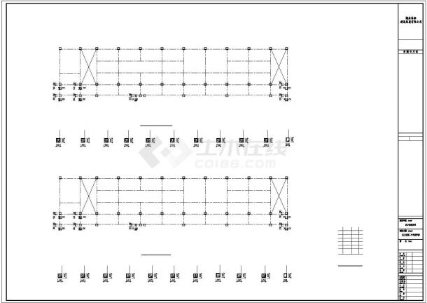 某中学5层框架结构教学楼设计cad全套结构施工图（独立基础，含设计说明）-图二