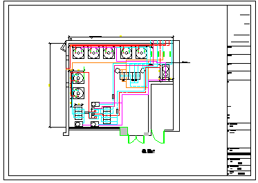 某会所锅炉房cad施工系统设计图-图二