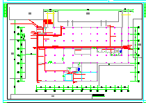 某车库电气CAD布置图设计-图二