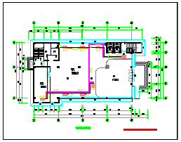 某九层办公楼空调全套cad平面施工图纸-图二