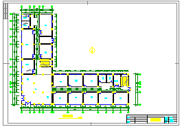 某六层办公楼cad建筑方案设计施工图-图二