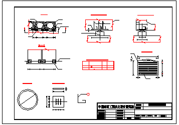 某桥梁支座布置构造CAD设计图纸-图二