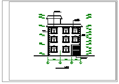 某地全套别墅建筑CAD结构设计施工图纸_图1