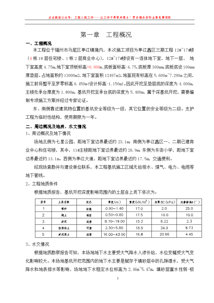 江鑫区三期工程深基坑土方开挖内支撑施工方案-图一