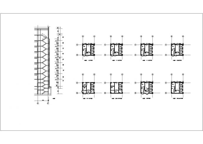 楼梯节点大样图合集CAD建筑设计施工图_图1