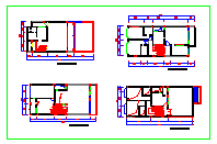 小栋别墅装修设计CAD施工图-图二