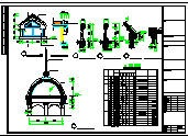 某三层欧式度假别墅建筑cad设计施工图（含效果图）_图1