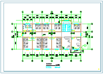 某三层医院建筑设计方案cad图纸_图1