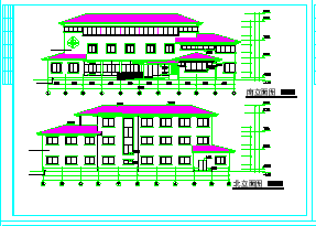 某三层医院建筑cad设计施工图_图1