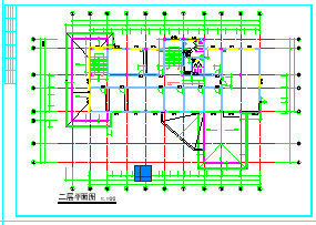 某三层医院建筑cad设计施工图-图二