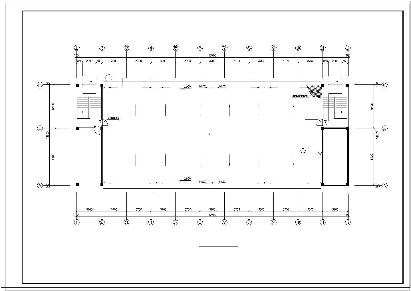 某办公宿舍楼建筑设计cad全套施工图纸