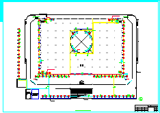 某商业广场空调管线设计cad全套施工图纸-图二