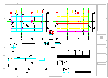 某省体育馆CAD建筑设计施工图含效果图纸-图二