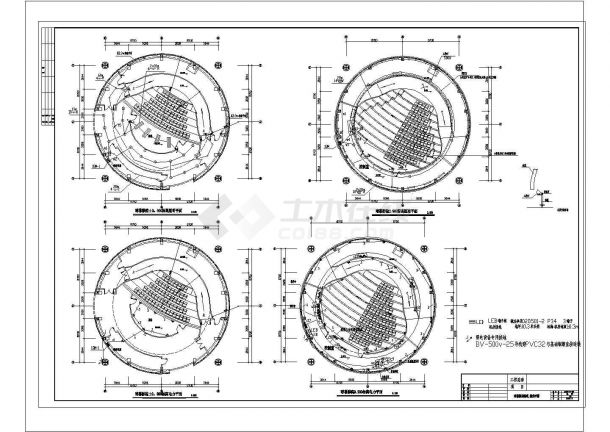某地区影院电气照明CAD规划布置参考图-图二