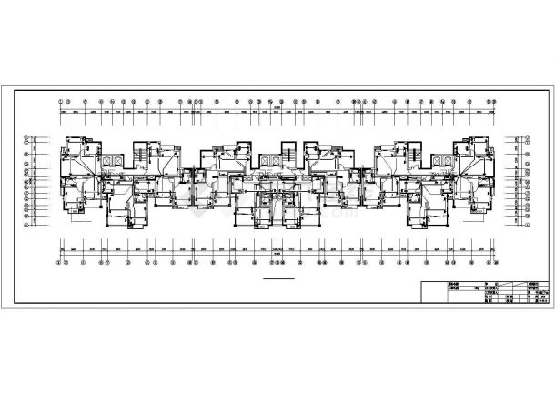 高层住宅楼的电气照明设计CAD图纸-图二