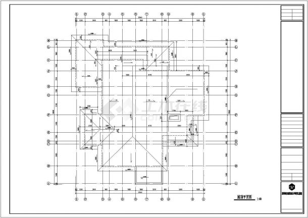 台州市太阳城别墅区370平米2层框混结构单体别墅建筑设计CAD图纸-图一