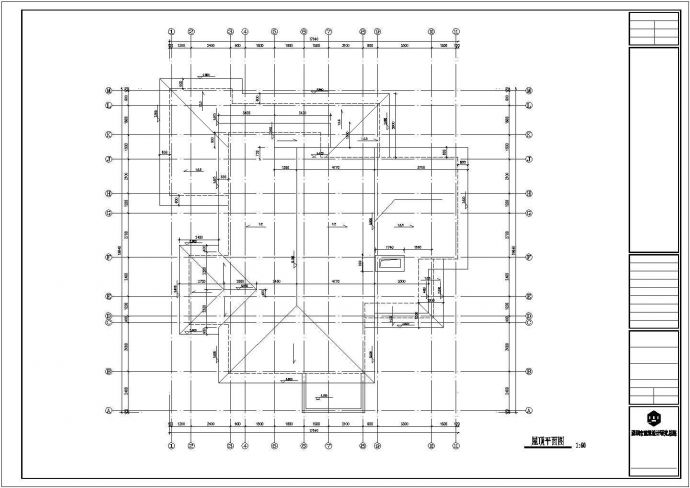 台州市太阳城别墅区370平米2层框混结构单体别墅建筑设计CAD图纸_图1