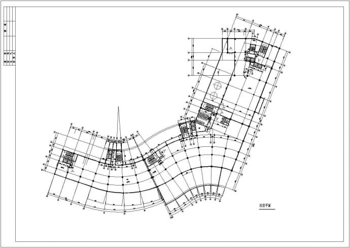高层商住楼设计图CAD图_图1