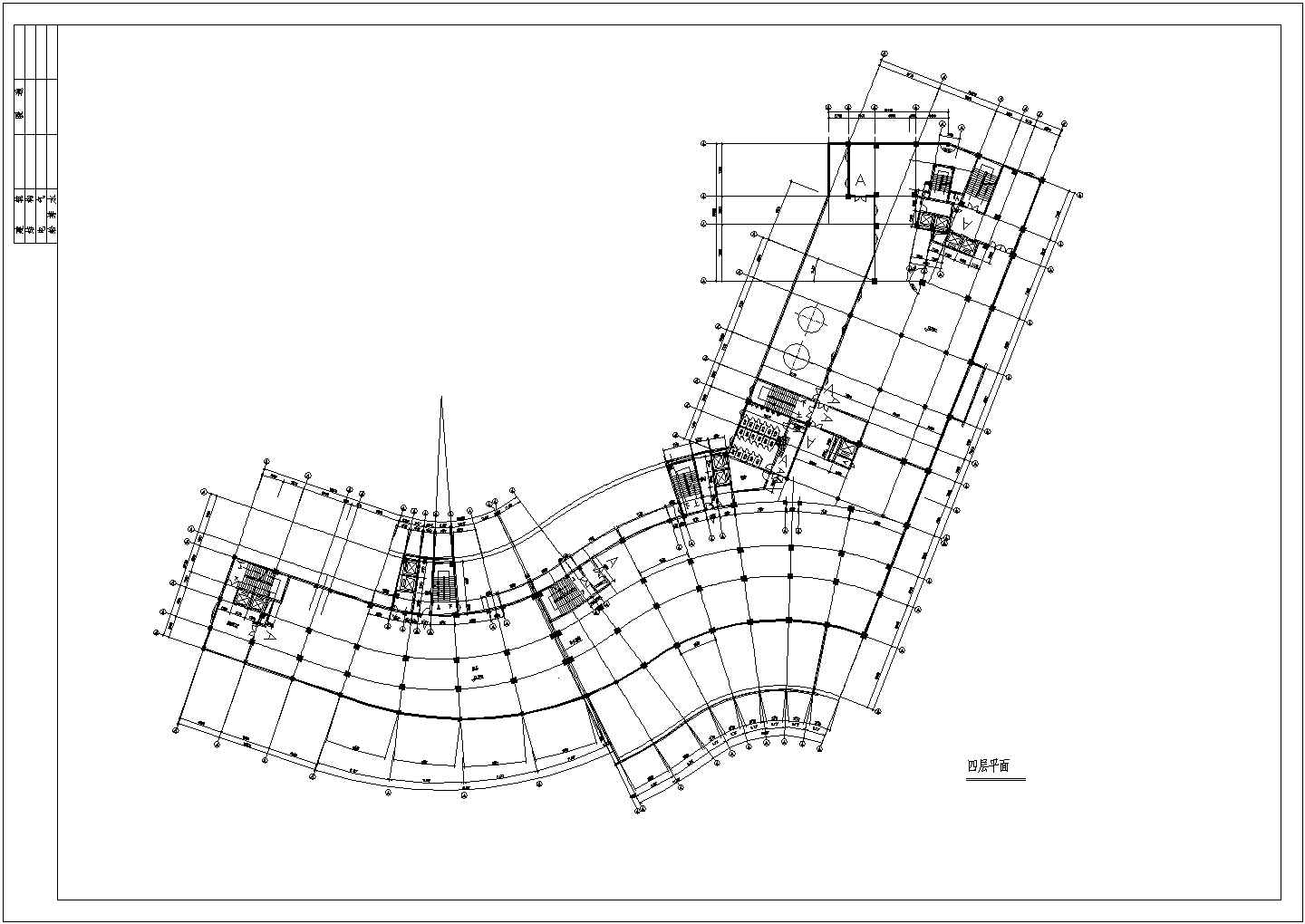 高层商住楼设计图CAD图