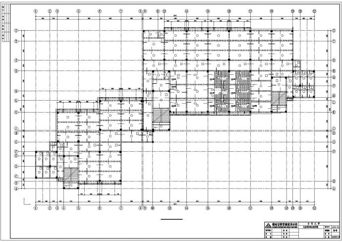 7层综合教学楼结构施工cad图，共二十四张_图1