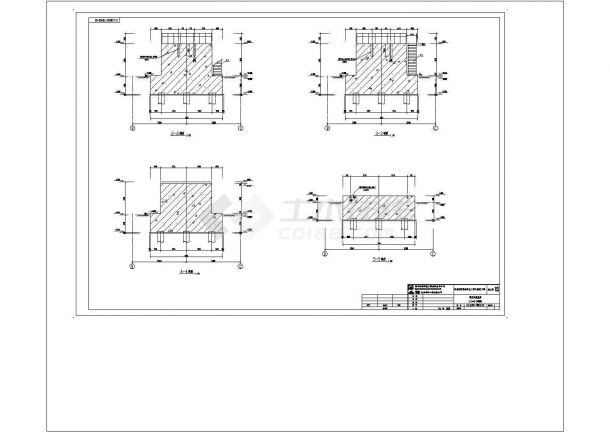 发电厂烟气脱硫工程施工CAD建筑设计施工图-图一