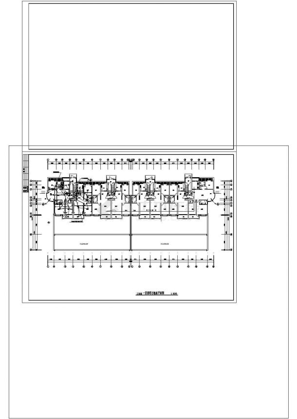 某住宅小区电气施工全图CAD-图一