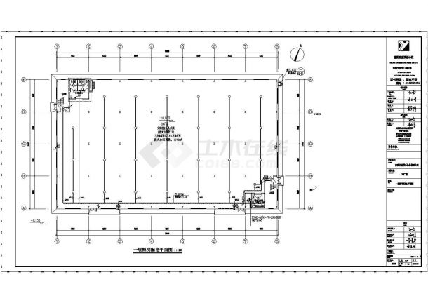 某公司厂房电施CAD图纸-图二