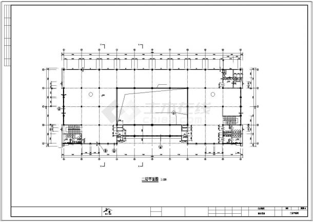 某地综合用房建筑CAD设计施工图纸-图二