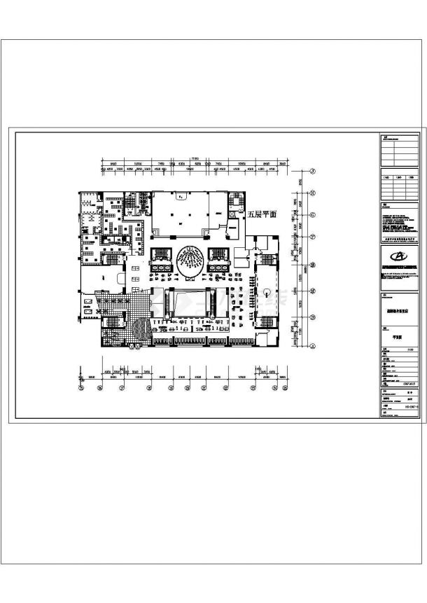 超越健身房装修CAD建筑设计施工图-图二