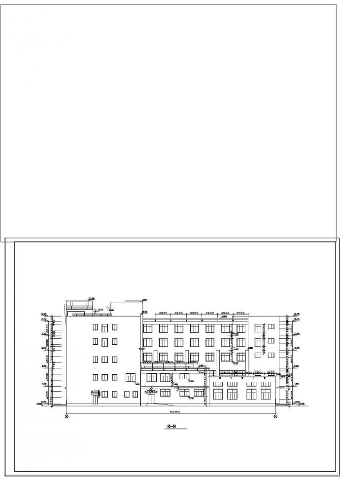 某地区综合楼cad建筑设计施工图_图1