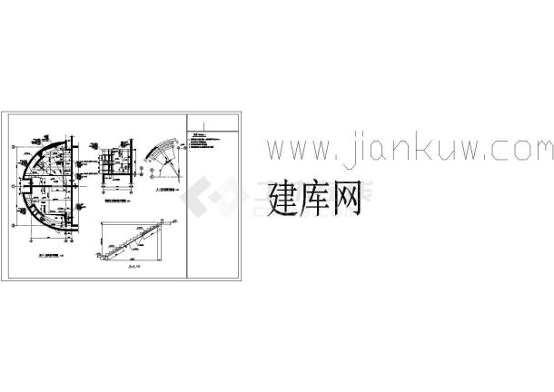 某小学旁商业街住宅楼全套建筑施工设计cad图(含标准层(3-13)结构平面图)-图一