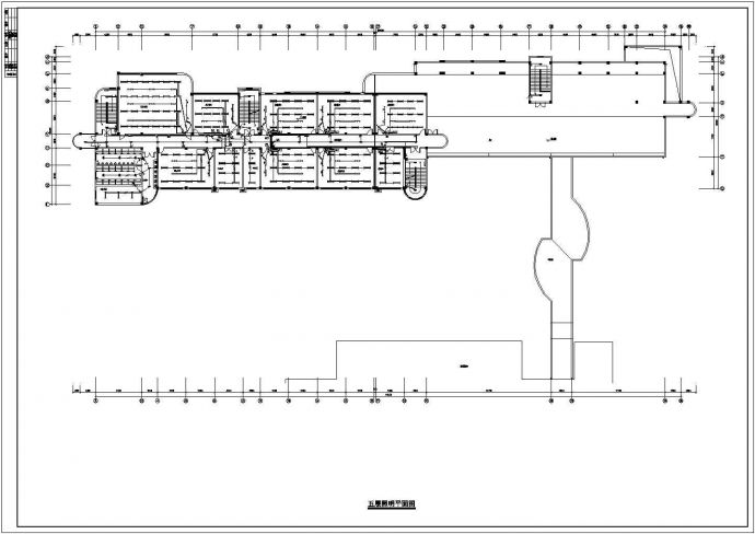 某1万多平地上五层教学楼电气设计cad全套施工图纸（含设计说明）_图1