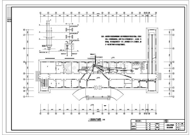4层三类乡镇医院电气施工图（含设计说明）-图二