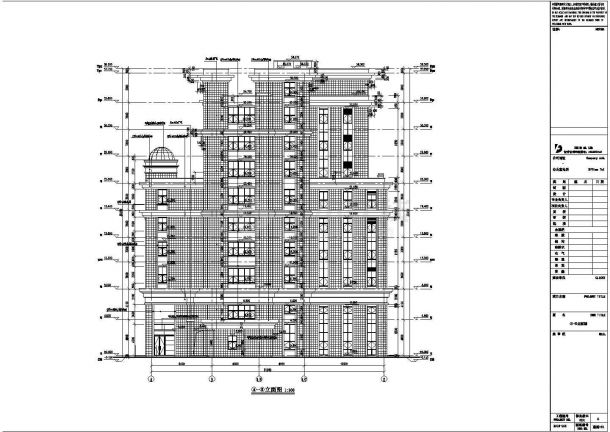 [施工图][南京]八层钢框架结构电影院结构施工图（含建施）-图二
