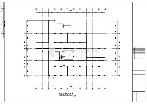 某星级宾馆强电电气参考CAD详图-图一