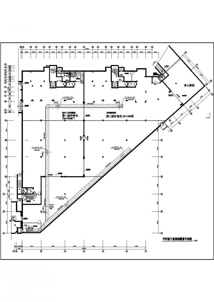 某地下工程通风及排烟电气施工设计图_图1