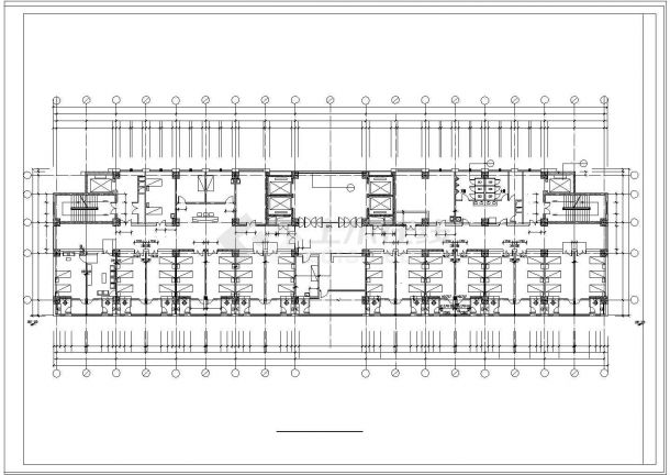 保定市医院建筑设计CAD施工图纸-图二