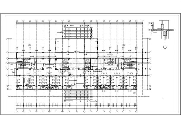 某市医院建筑装饰设计CAD施工图-图二