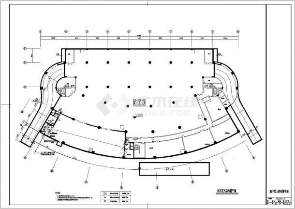 某特区体育馆电气CAD详细构造完整全套-图二