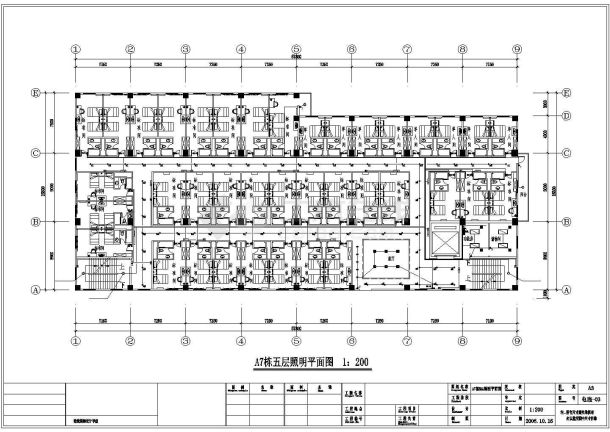 现代经济型酒店电气施工图设计-图二