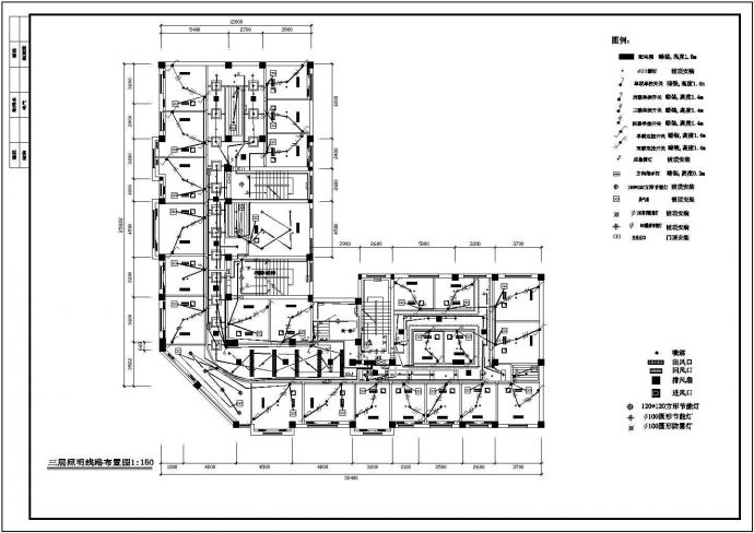 某浴场水电施工CAD全套设计构造图纸_图1