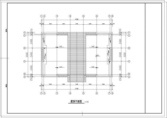 某长12.9米 宽8.1米 1层104.49平米砖混结构CAD市城区土建公厕建施图【一层平面 屋顶平面 4立1剖 施工图设计说明】_图1