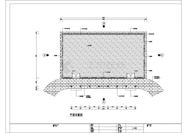 一层木质儿童活动室建筑施工图-图二