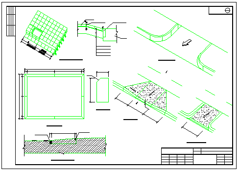 某市市政道路全套cad规划设计施工图纸_图1